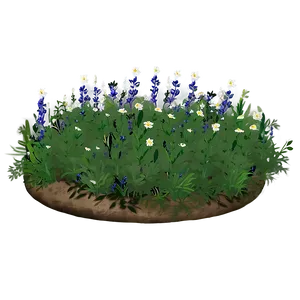 Mesa With Wildflowers PNG Vtl49 PNG