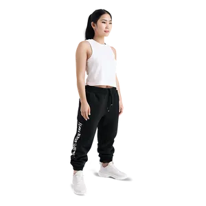 Mesh Black Sweatpants PNG 06132024