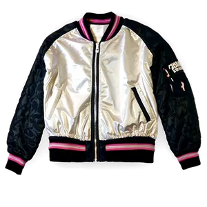 Mesh Bomber Jacket Sporty PNG 06282024