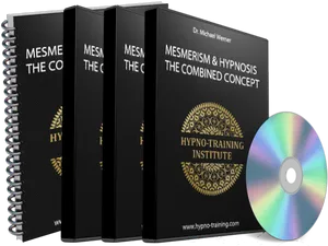 Mesmerism Hypnosis Combined Concept Books C D PNG image