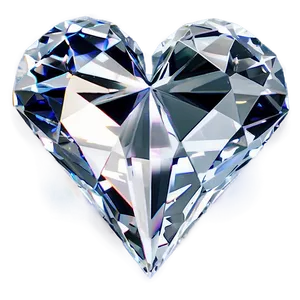 Mesmerizing Diamond Heart Essence PNG 06262024 PNG