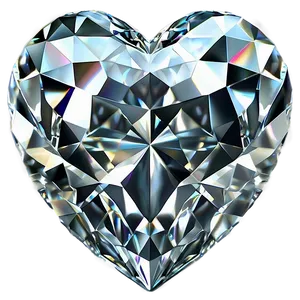 Mesmerizing Diamond Heart Essence PNG 6 PNG