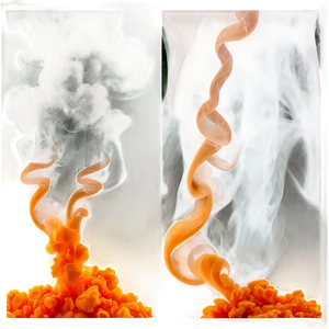 Mesmerizing Orange Smoke Texture PNG 52