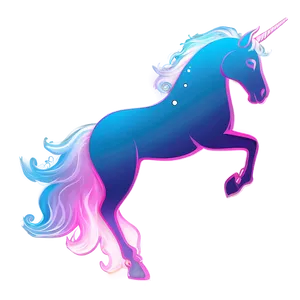 Mesmerizing Unicorn Silhouette PNG Wcc60 PNG