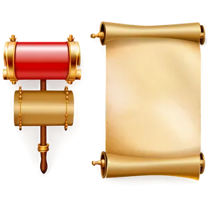 Message Scroll Paper PNG Gxy
