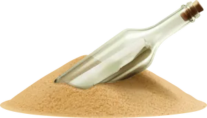 Messageina Bottleon Sand PNG