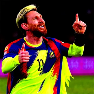 Messi Celebrating With Team PNG Raa PNG
