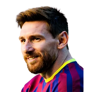Messi Close-up Smiling Png 05032024 PNG image