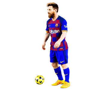 Messi Legendary Pose PNG Xrs40 PNG