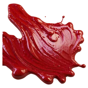 Messy Red Paint Mark PNG 51 PNG