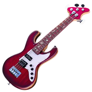 Metal Bass Guitar PNG 06202024
