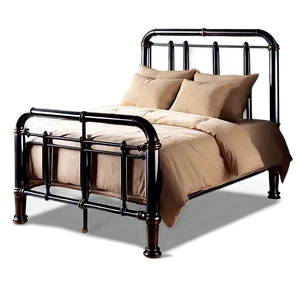 Metal Bed Frame Classic PNG 23