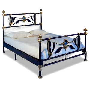 Metal Bed Frame Classic PNG 35