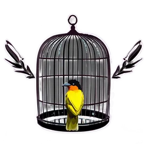 Metal Bird Cage Png 06122024 PNG image