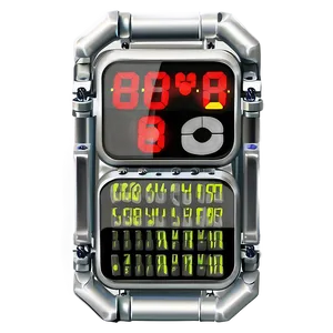 Metal Countdown Timer Png 06282024 PNG image