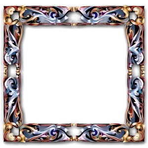 Metal Decorative Frame PNG 06292024 PNG