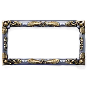 Metal Decorative Frame PNG Omh