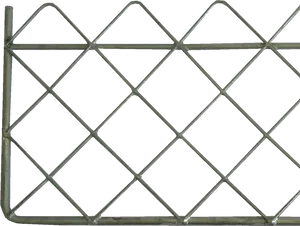Metal Diamond Pattern Fence PNG image