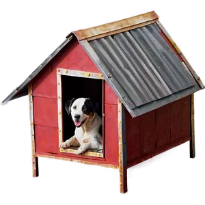 Metal Dog House PNG Qio
