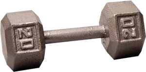 Metal Dumbbell Fitness Equipment PNG