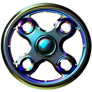 Metal Fidget Spinner Png 80 PNG image