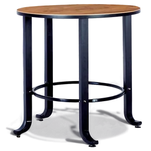 Metal Frame Bar Table Png 14 PNG image