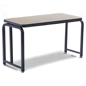 Metal Frame Student Desk Png 06212024 PNG image