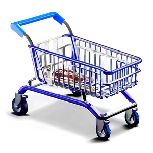 Metal Grocery Cart Png Pia46 PNG image