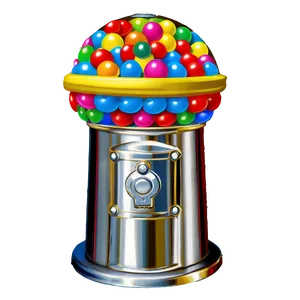 Metal Gumball Machine Png Kld PNG image