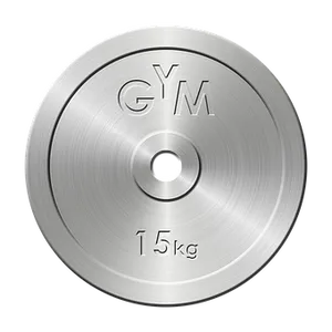 Metal Gym Weight Plate15kg PNG image