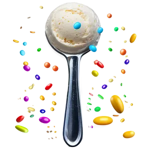 Metal Ice Cream Scoop Png 06122024 PNG image