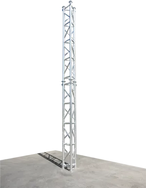 Metal Lattice Tower Structure PNG image