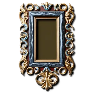 Metal Ornate Frame Png Wxv99 PNG image