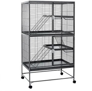 Metal Pet Cageon Wheels