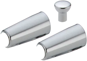 Metal Pipe Coversand Cap Set PNG image