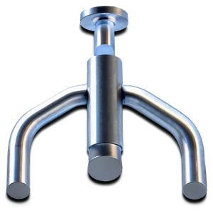 Metal Pipe Hanger PNG 05252024