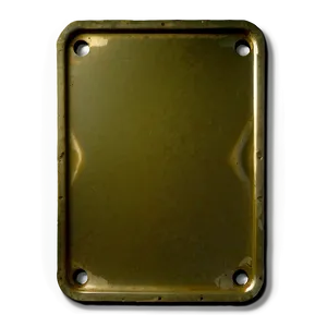 Metal Plate A PNG image