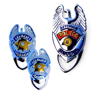 Metal Police Badge Design Png Okh PNG image