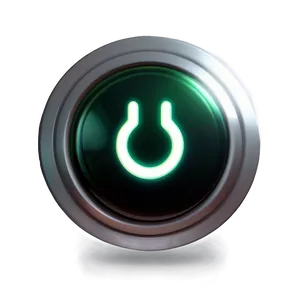 Metal Power Button Png 06212024 PNG image