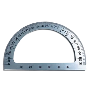 Metal Protractor Png Oxn PNG image