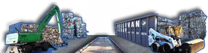 Metal Recycling Process PNG image