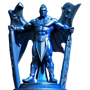 Metal Statue PNG 05242024