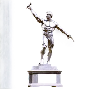 Metal Statue Png Gou PNG image