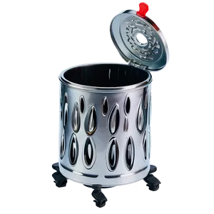 Metal Trash Can PNG Dxh47