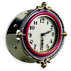 Metal Wall Clock Png Pmy73 PNG image