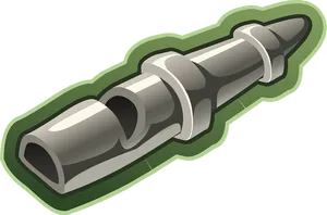 Metal Whistle Illustration