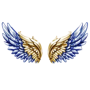 Metallic Angel Wings Sketch PNG 69 PNG