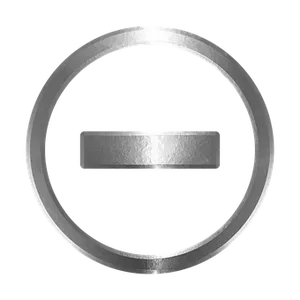 Metallic Circle Dash Icon
