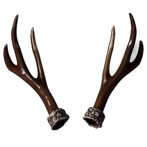 Metallic Deer Antler PNG 54
