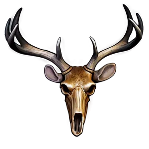 Metallic Deer Antler PNG 66